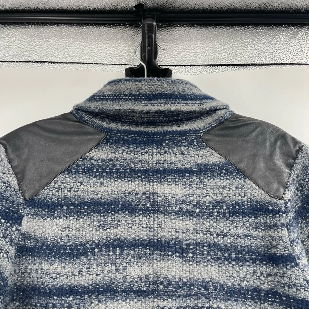 Eleven Paris Shawl Neck Wool Blend Sweater